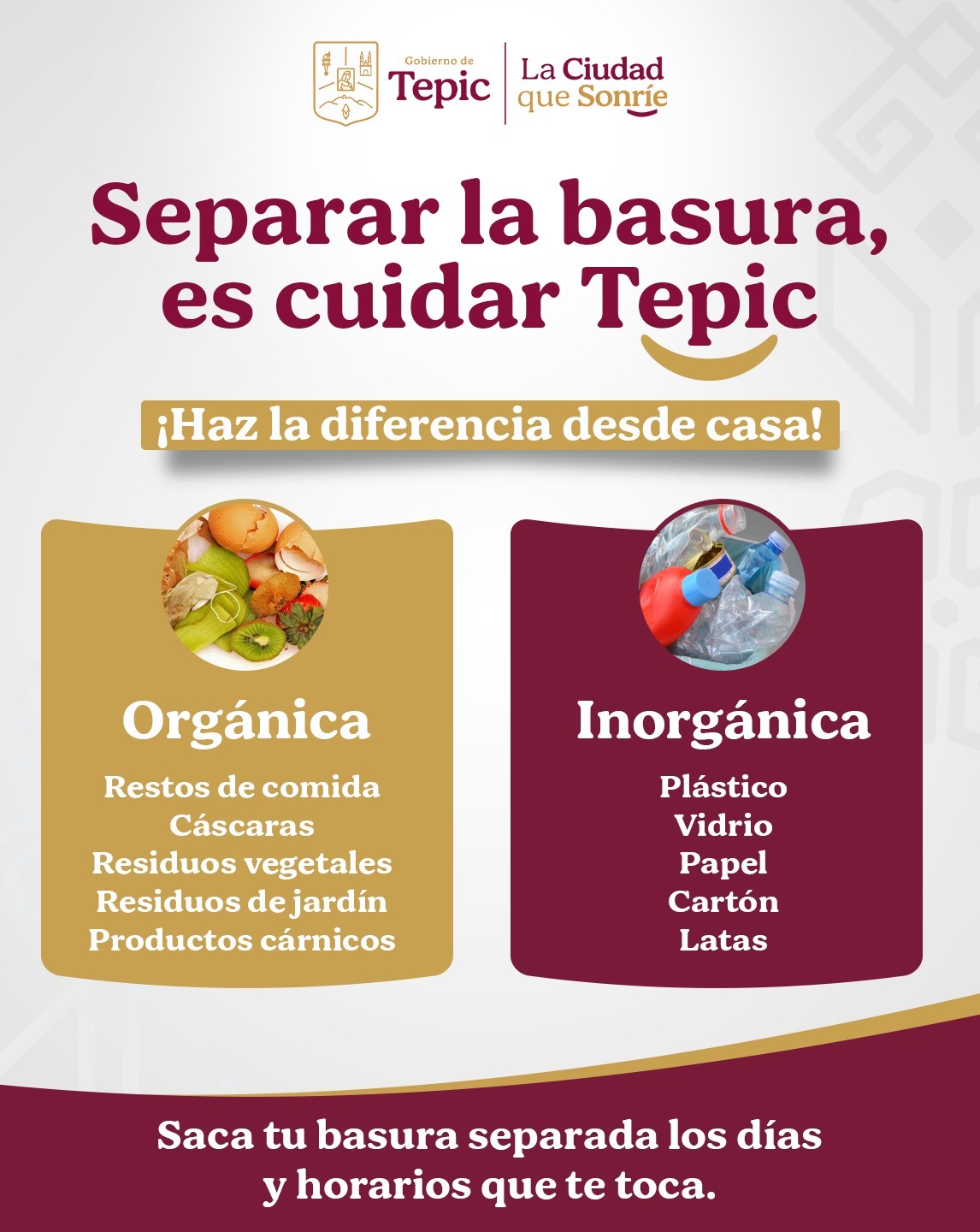 Separación de basura